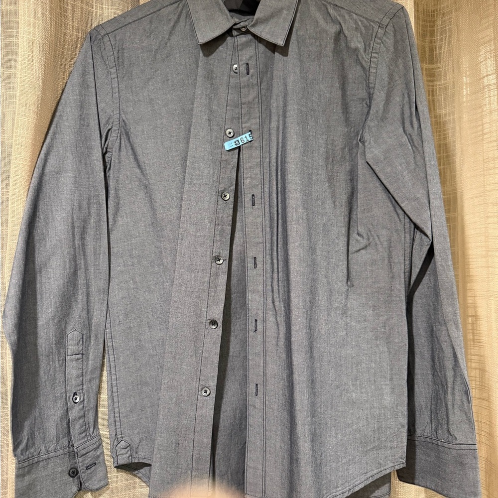 JOE Men's Gray Button-Up Shirt